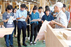 市内企業見学会画像