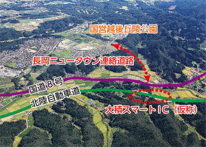 大積スマートIC(仮称)の整備予定地周辺画像