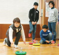 「中心を狙って・・・」「そだねー」画像