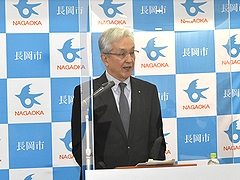 「磯田市長による記者会見」の画像