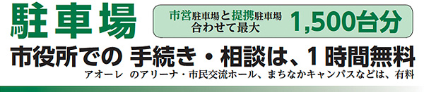 アオーレ長岡 駐車場案内 アオーレ長岡 駐車場案内
