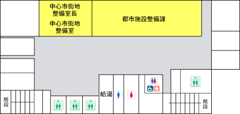 「大手通庁舎7階　配置図」の画像