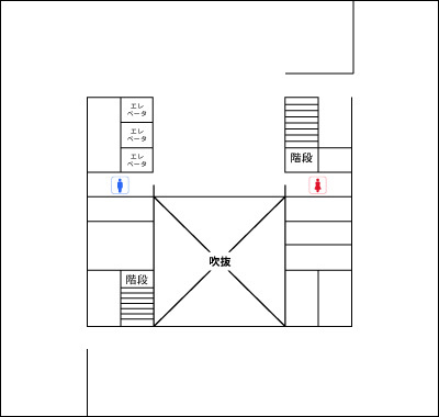 「さいわいプラザ5F　配置図」の画像