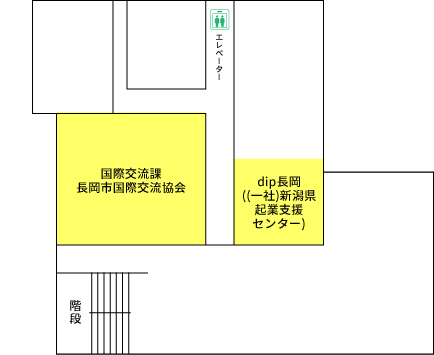「市民センター地下1階　配置図」の画像