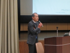 田辺代表取締役会長の講演