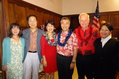 「真珠湾追悼式典に長岡市長が出席」の画像2