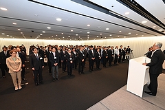 「市長再任にあたっての職員への話」の画像