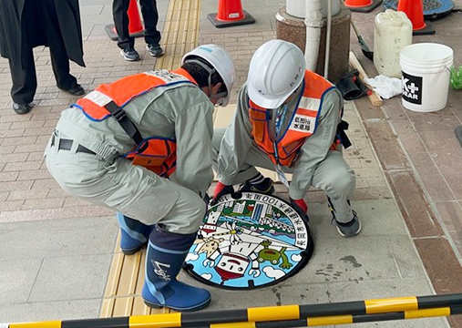 【画像】マンホール設置